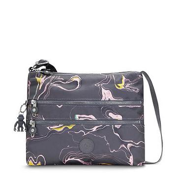 Bolsos Cruzados Kipling Alvar Printed Grises Multicolor | MX 1068CT